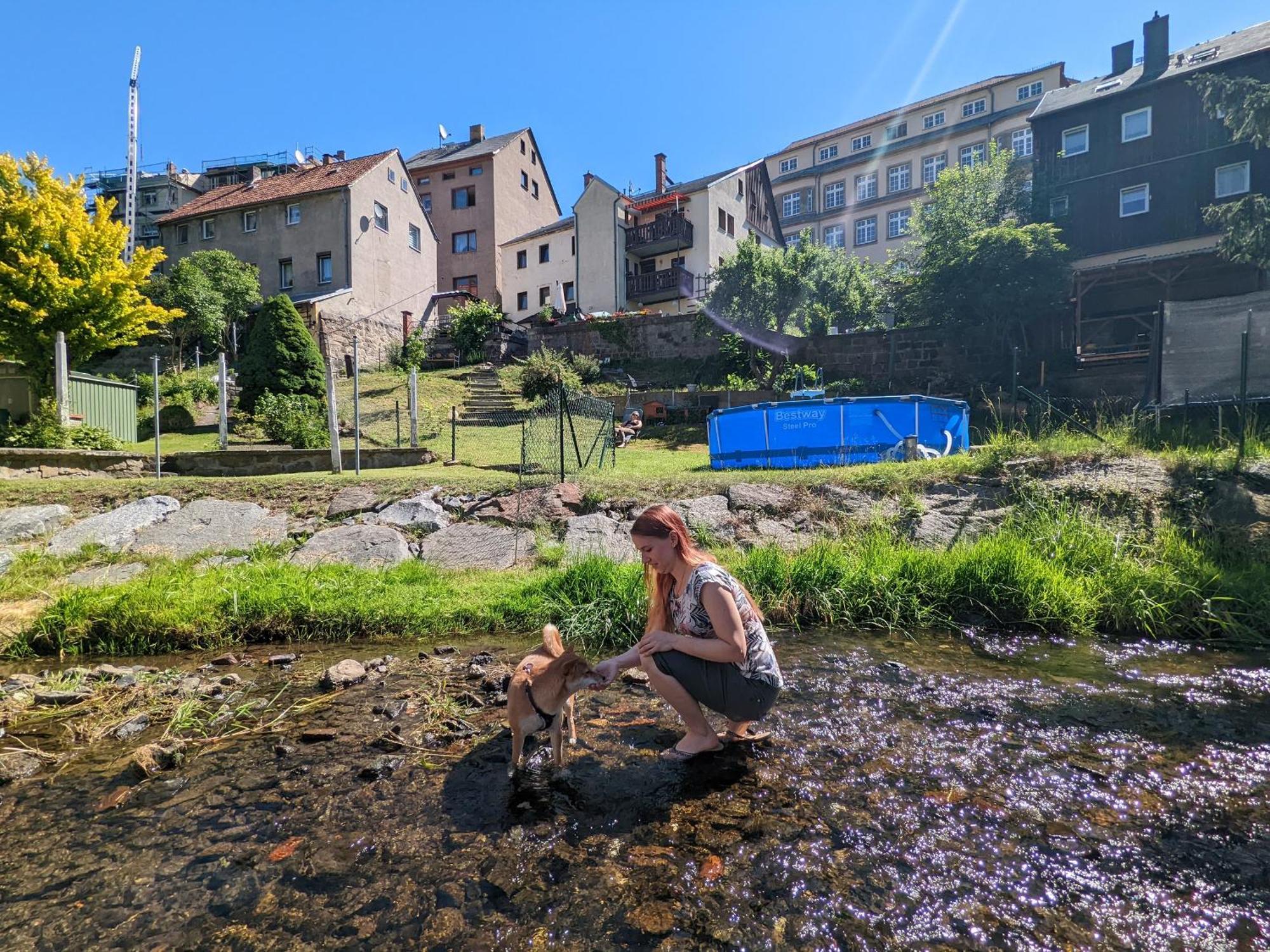 Uo - Urlaubsmagie - Helle Wohnung,Sauna,Whirlpool Зебніц Екстер'єр фото